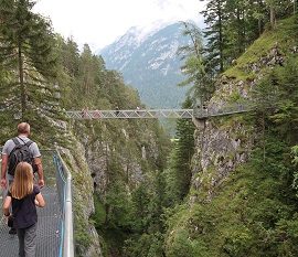 Rakousko: Soutěska LEUTASCHKLAMM