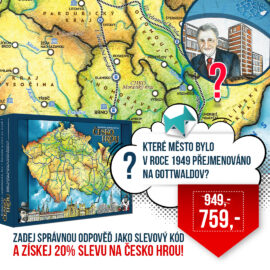 Zahrajte si ČESKO HROU nebo EVROPU HROU. Se slevou :).
